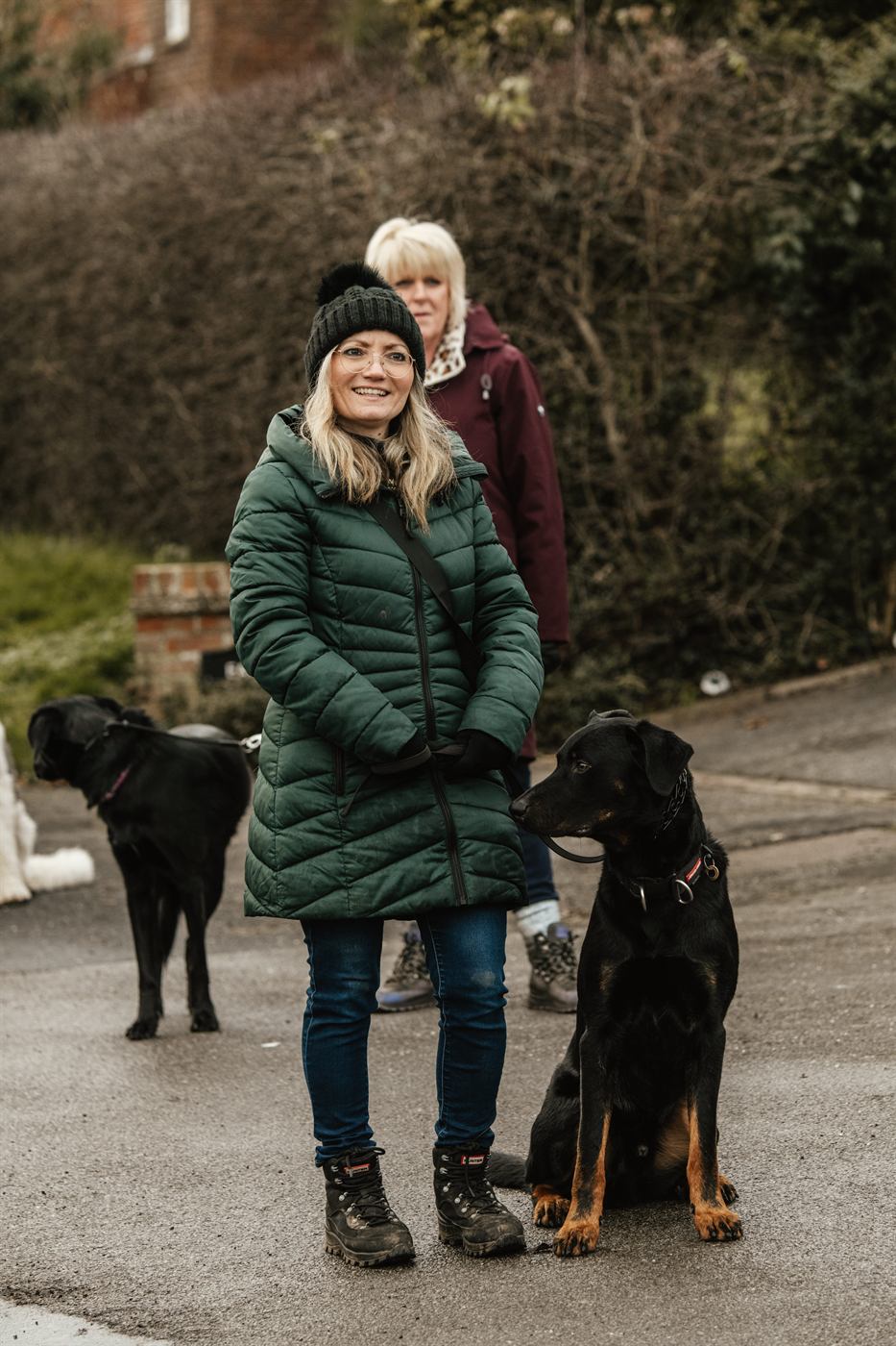 Calm obedience pet dog training.