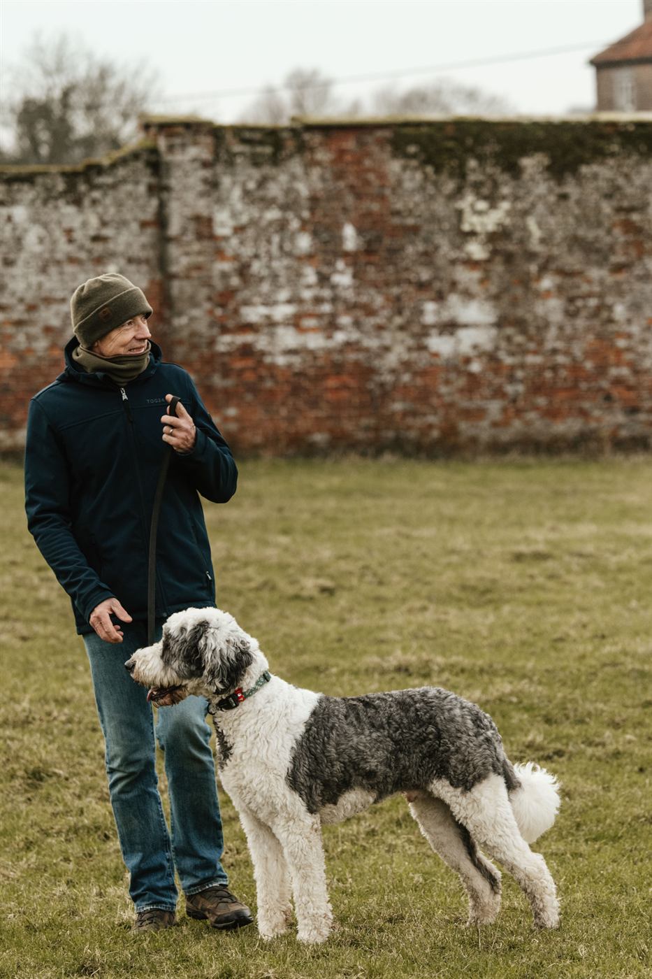 Lead work and engagement dog training.